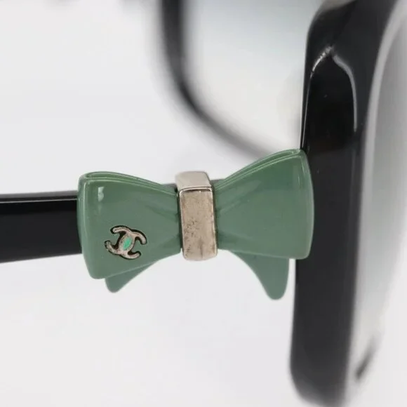 CHANEL Sunglasses plastic Black CC Auth ka959V - Picture 6 of 15